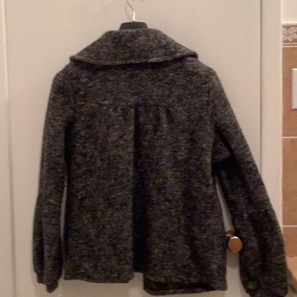 Esprit wool jacket, unlined.  Cute jacket that can be worn with anything.  Grey. - Picture 7 of 9